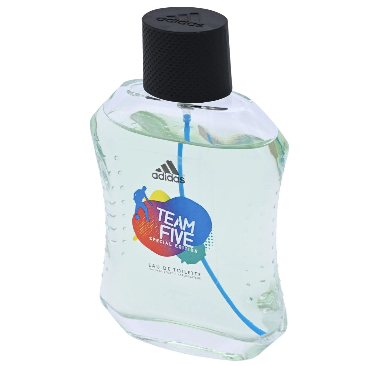 TEAM FIVE Adidas men cologne edt 3.4 oz 3.3 NEW IN BOX