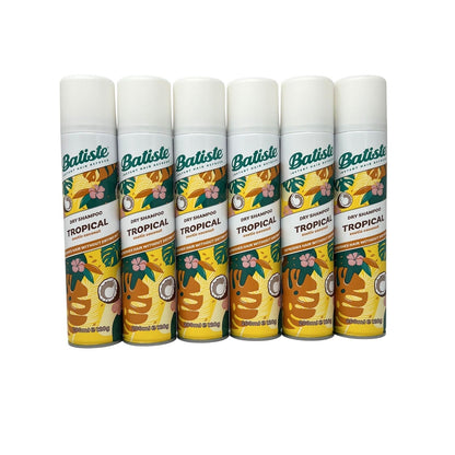 Batiste TROPICAL Exotic Coconut Dry Shampoo 6 pack, 200 ml EACH