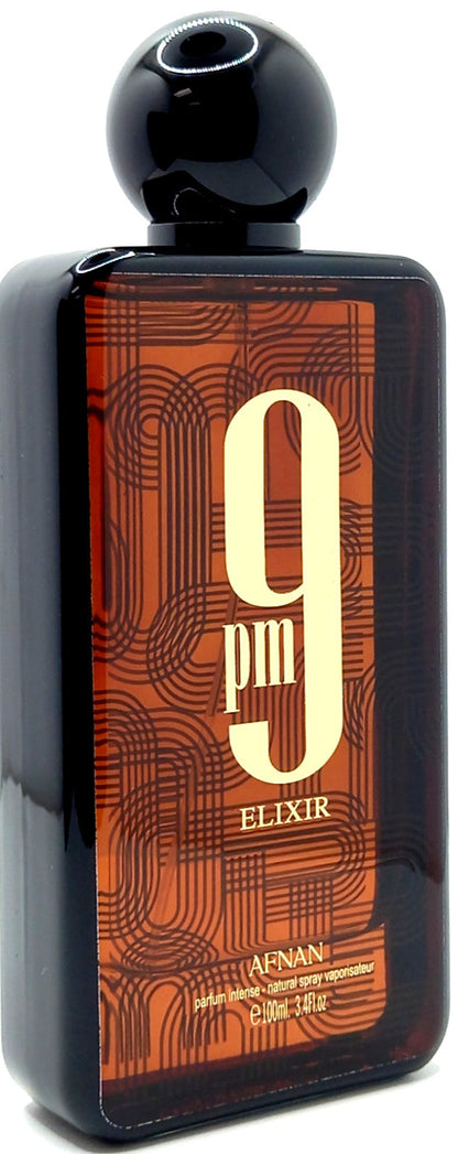 AFNAN 9PM ELIXIR PARFUM INTENSE SPRAY UNISEX 3.4 Oz / 100 ml BRAND NEW ITEM!!!