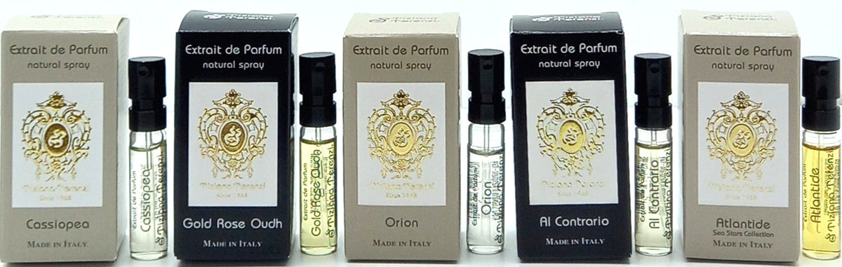 TIZIANA TERENZI COLLECTION SET 10 PCS EXTRAIT VIALS SPRAY 0.05 Oz OF 10 PCS!!!