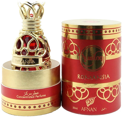 AFNAN ROMANSIA CONCENTRATED PERFUME OIL FOR WOMEN 0.7 Oz / 20 ml BRAND NEW!!!