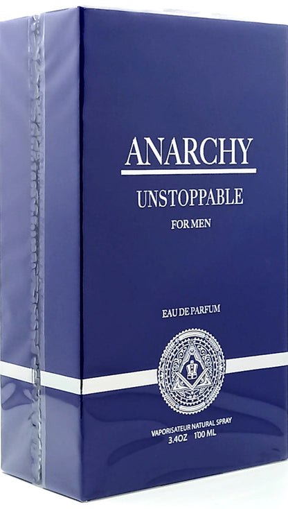 KING OF KINGS ANARCHY UNSTOPPABLE EAU DE PARFUM SPRAY FOR MEN 3.4 Oz  / 100 ml