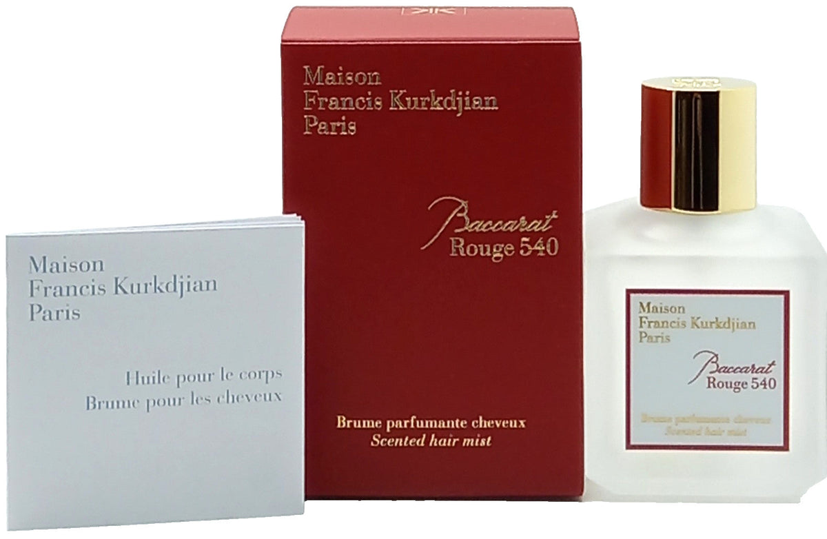 MAISON FRANCIS KURKDJIAN BACCARAT ROUGE 540 SCENTED HAIR MIST 2.4 Oz / 70 ml NEW