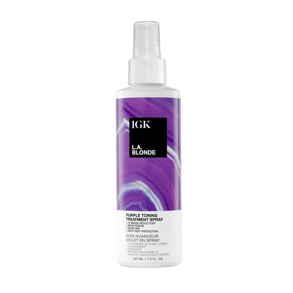 IGK LA BLONDE Purple Toning Treatment Spray 7 oz