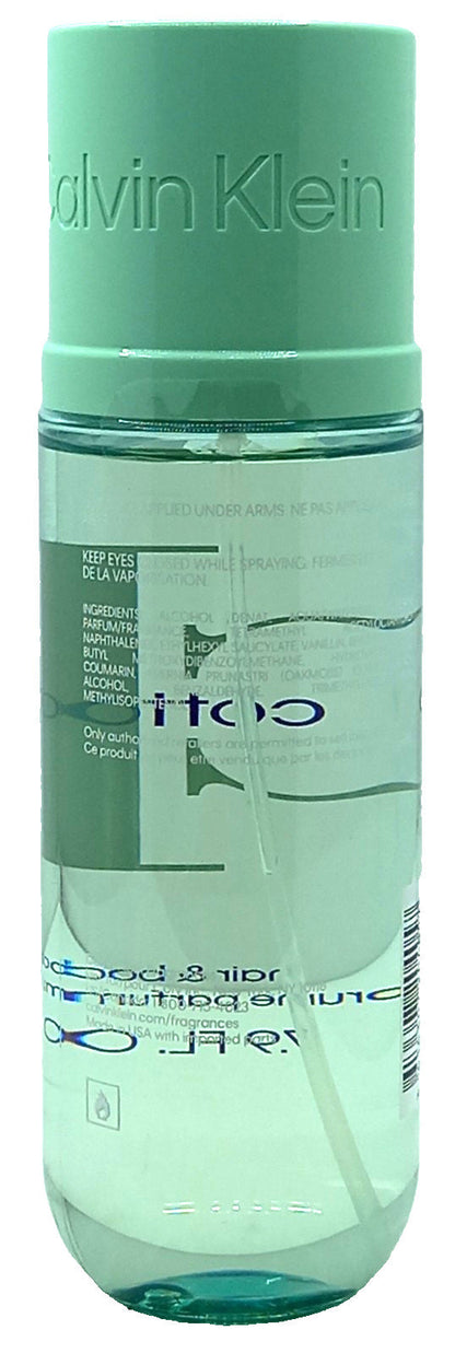 CALVIN KLEIN CK COTTON MUSK HAIR & BODY PERFUME MIST SPRAY 7.9 Oz / 236 ml NEW