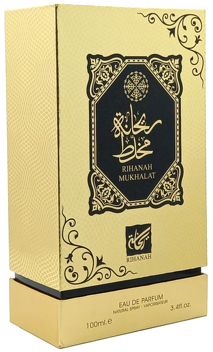 RIHANAH MUKHALAT EAU DE PARFUM SPRAY UNISEX 3.4 Oz / 100 ml BRAND NEW IN BOX!!!