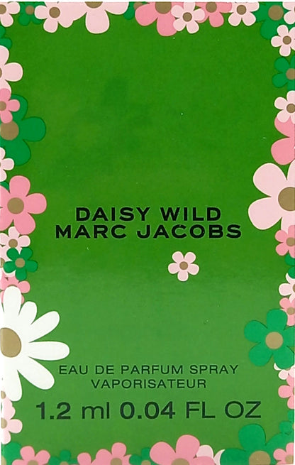 MARC JACOBS DAISY WILD EAU DE PARFUM VIAL SPRAY FOR WOMEN 0.04 Oz SAMPLE SIZE!!!