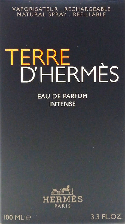HERMES TERRE D'HERMES INTENSE EAU DE PARFUM INTENSE SPRAY FOR MEN 3.3 Oz / 100ml