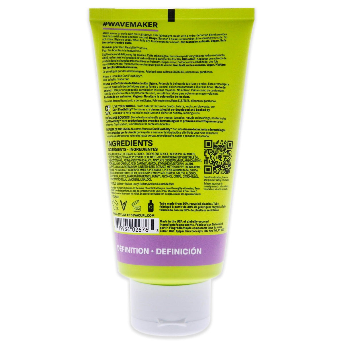 Deva Curl Wave Maker Lightweight Moisturizing Definer 5 Oz New Pack