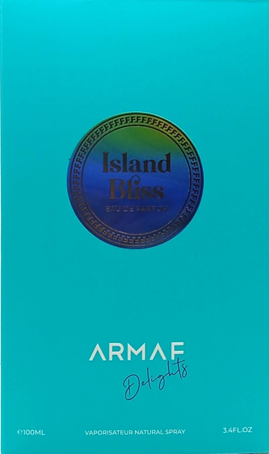 ARMAF ISLAND BLISS DELIGHTS EAU DE PARFUM SPRAY FOR WOMEN 3.4 Oz / 100 ml NEW!