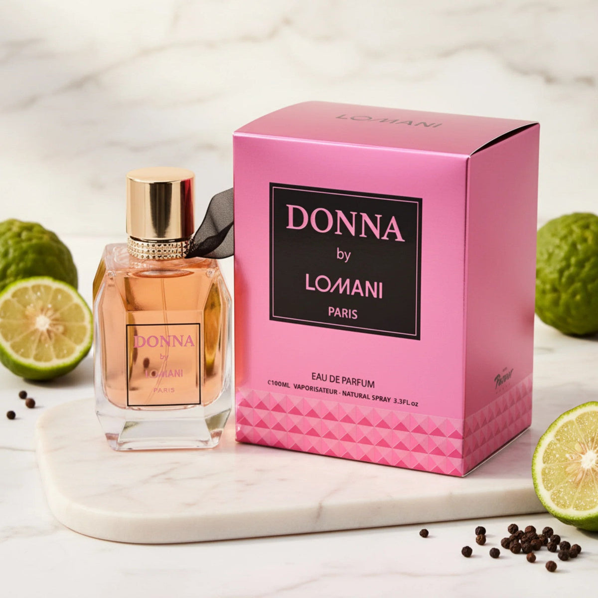 Lomani Donna Eau de Parfum (EDP) Spray for Women 3.4 oz New Retail Box