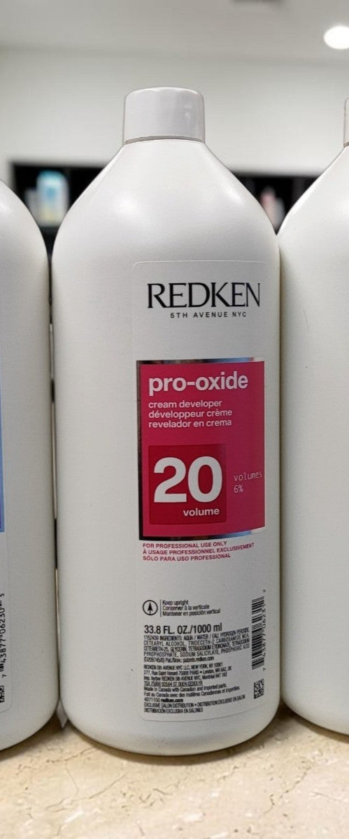 Redken Pro Oxide Cream Develope 33.8 OZ 1000 ml - Choose Your Volume