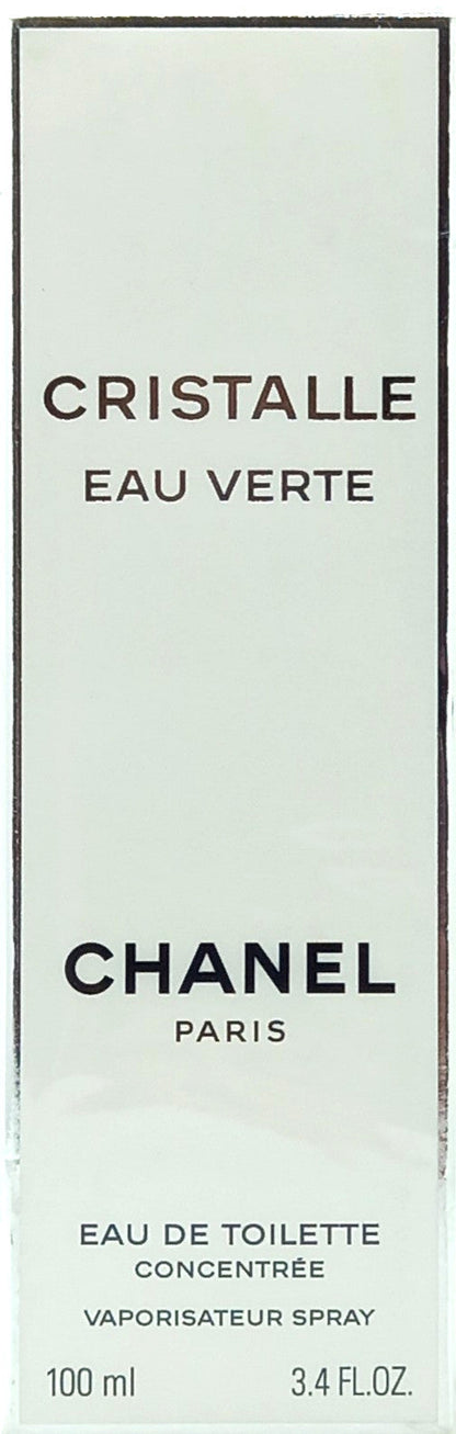 CHANEL CRISTALLE EAU VERTE CONCENTREE EAU DE TOILETTE SPRAY WOMEN 3.4 Oz / 100ml