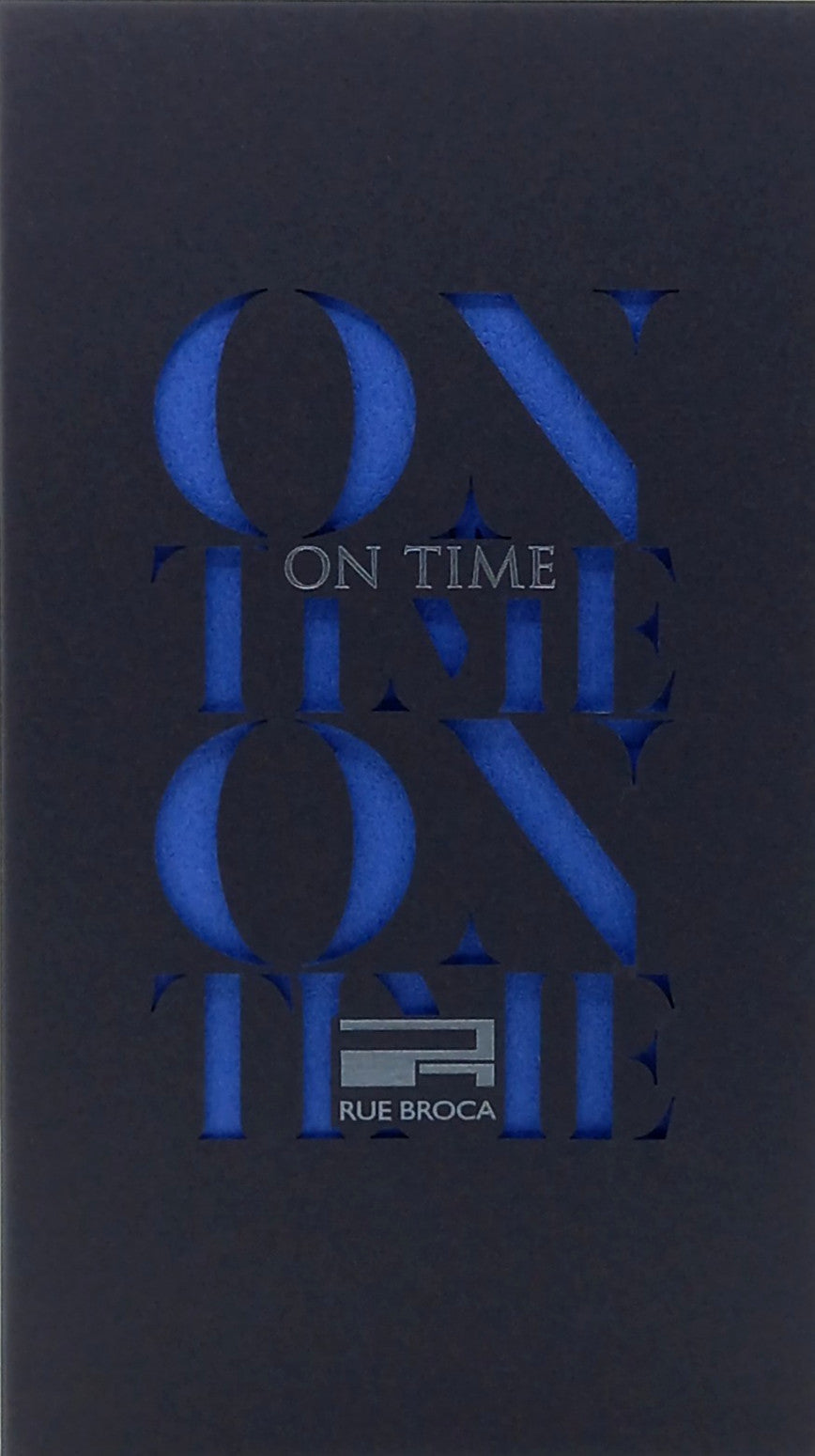 RUE BROCA ON TIME POUR HOMME EAU DE PARFUM SPRAY MEN 3.4 Oz / 100 ml BRAND NEW!