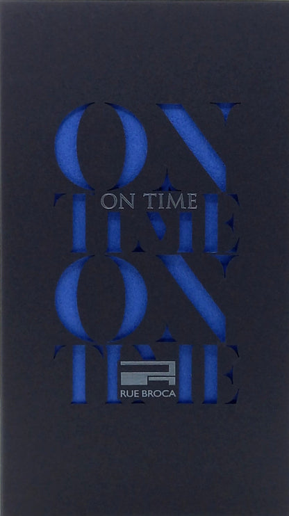 RUE BROCA ON TIME POUR HOMME EAU DE PARFUM SPRAY MEN 3.4 Oz / 100 ml BRAND NEW!