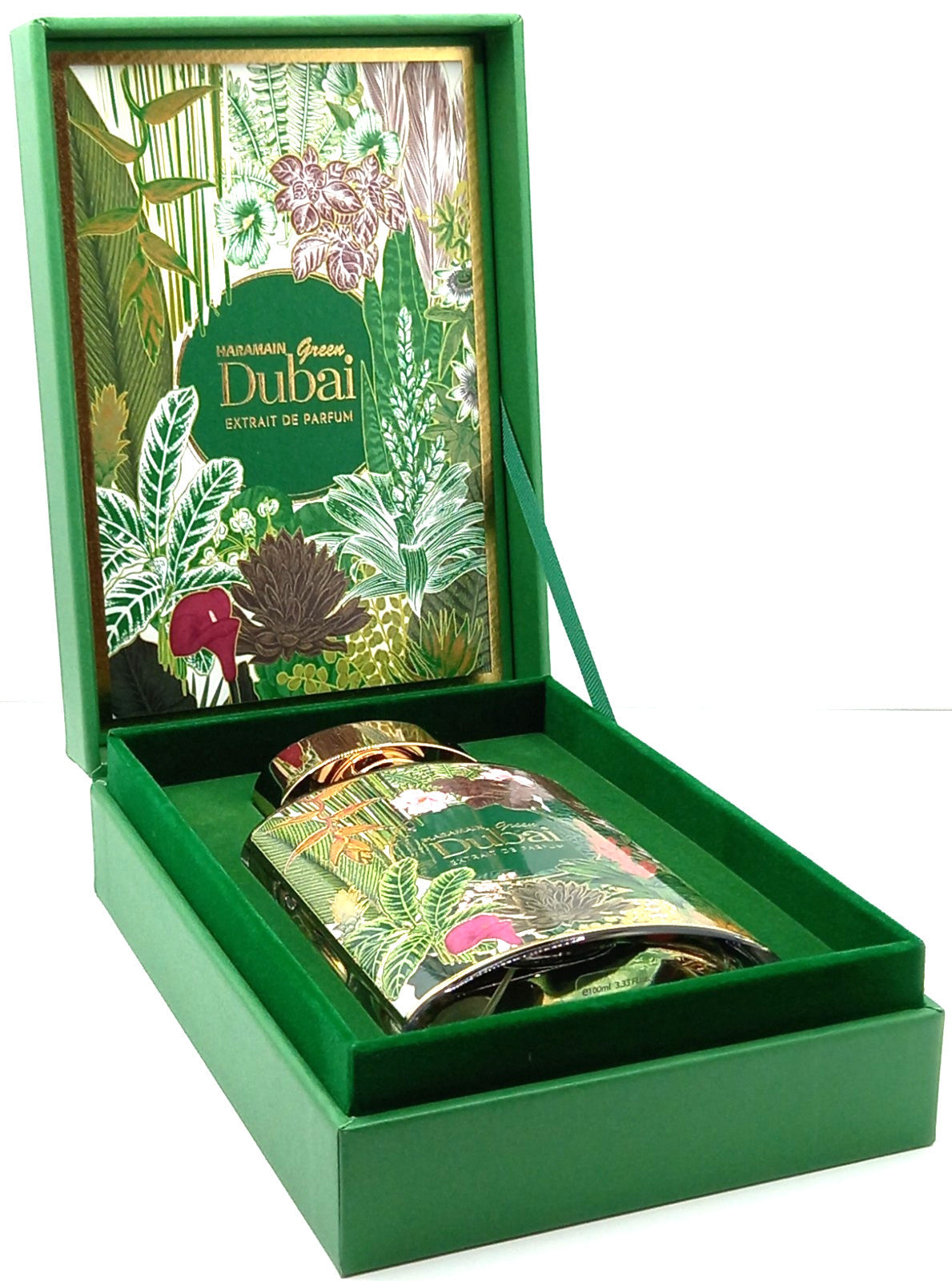 AL HARAMAIN GREEN DUBAI EXTRAIT DE PARFUM 3.33 Oz / 100 ml BRAND NEW ITEM!!!
