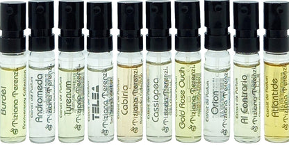 TIZIANA TERENZI COLLECTION SET 10 PCS EXTRAIT VIALS SPRAY 0.05 Oz OF 10 PCS!!!