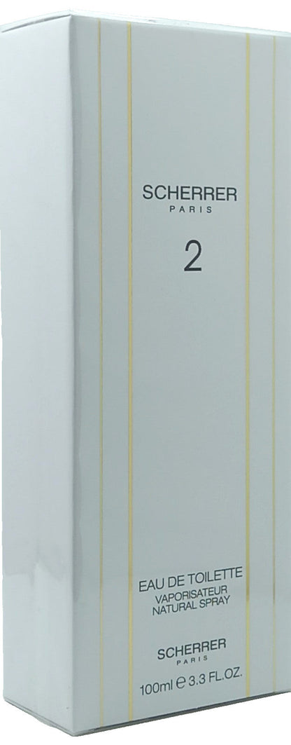 JEAN LOUIS SCHERRER 2 EAU DE TOILETTE SPRAY FOR WOMEN 3.3 Oz / 100 ml BRAND NEW!