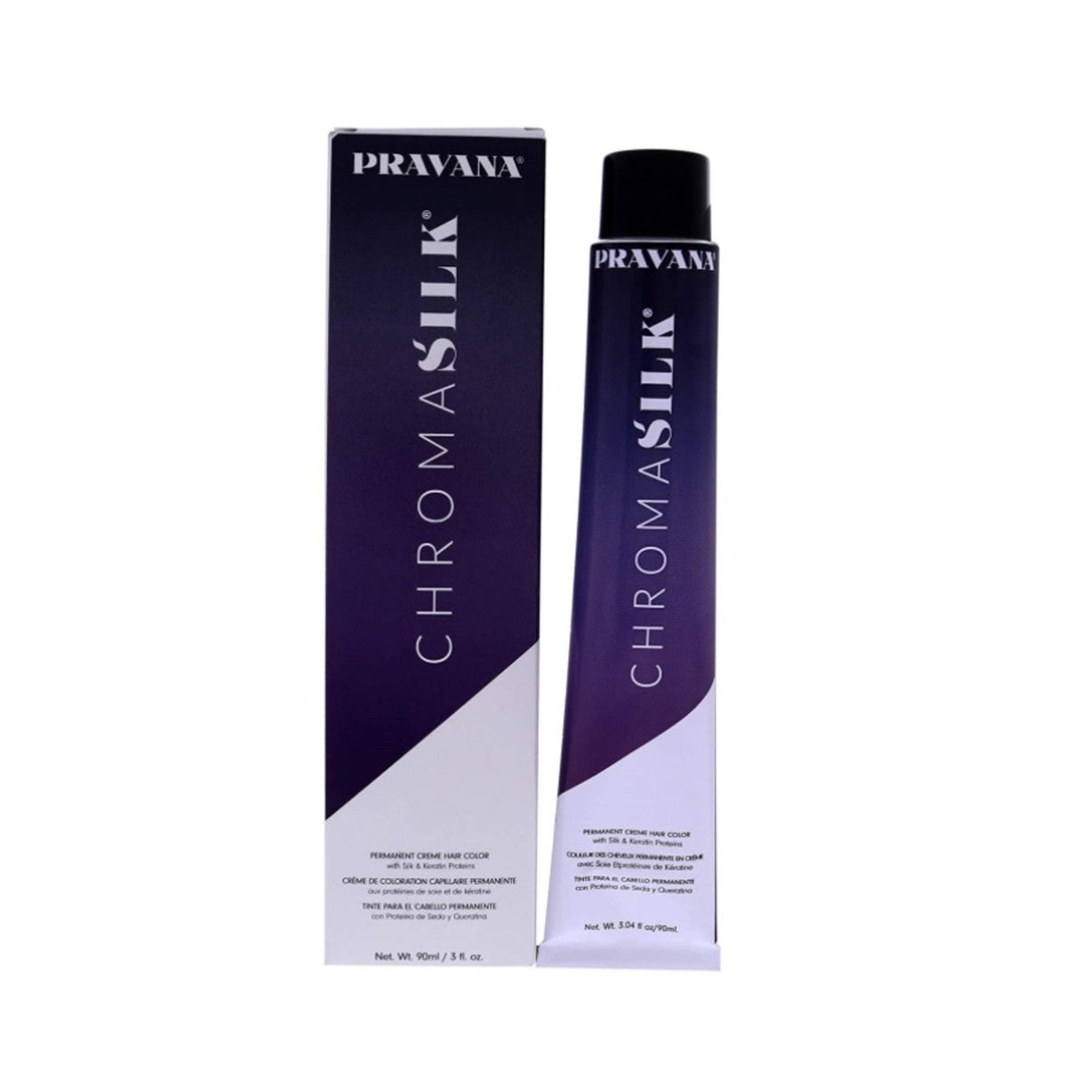 Pravana ChromaSilk Creme Hair Color - 5.11 Light Intense Ash Brown 3 oz