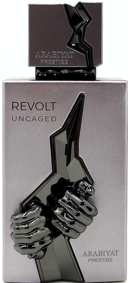 ARABIYAT PRESTIGE REVOLT UNCAGED EAU DE PARFUM SPRAY UNISEX 3.4 Oz / 100 ml NEW!