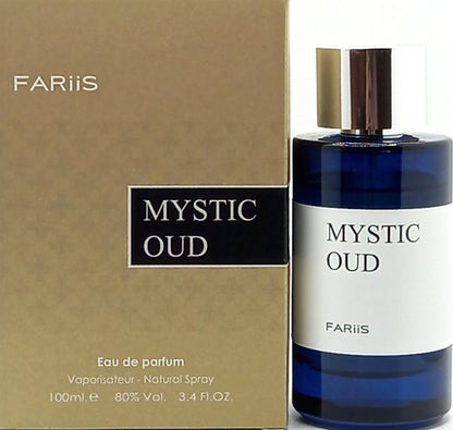 FARIIS MYSTIC OUD EAU DE PARFUM SPRAY UNISEX 3.4 Oz / 100 ml BRAND NEW ITEM!!!