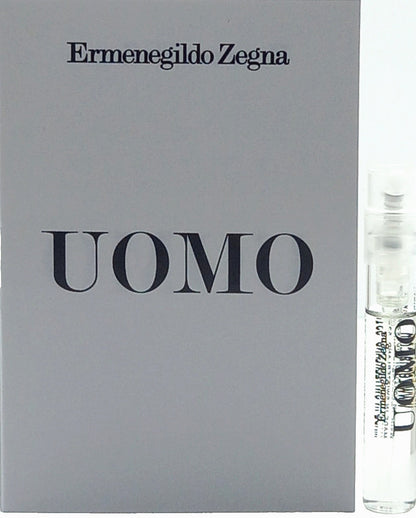 ERMENEGILDO ZEGNA UOMO EDT VIAL SPRAY MEN 0.05 Oz / 1.5 ml TRAVEL SAMPLE SIZE!!!