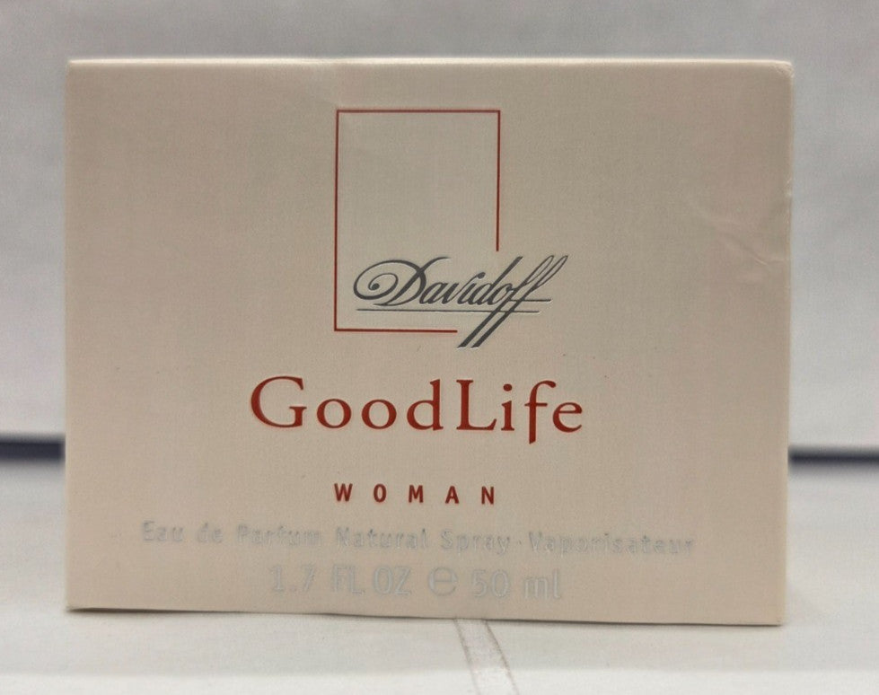 DAVIDOFF GOOD LIFE  WOMEN EAU DE PARFUM 1.7 oz / 50 ml Spray NIB