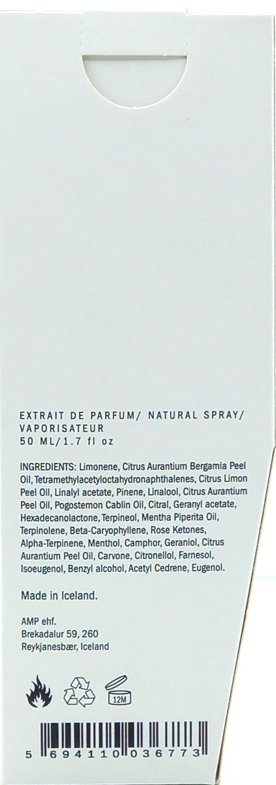ANDREA MAACK ZING EXTRAIT DE PARFUM SPRAY UNISEX 1.7 Oz / 50 ml BRAND NEW!!!