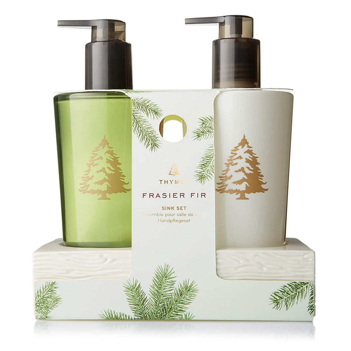 Thymes Frasier Fir Sink Set Hand Lotion and Wash - 8.25 oz 8.2 set
