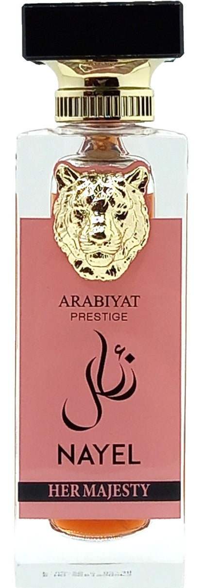 ARABIYAT PRESTIGE NAYEL HER MAJESTY EAU DE PARFUM SPRAY WOMEN 2.4 Oz / 70 ml NEW