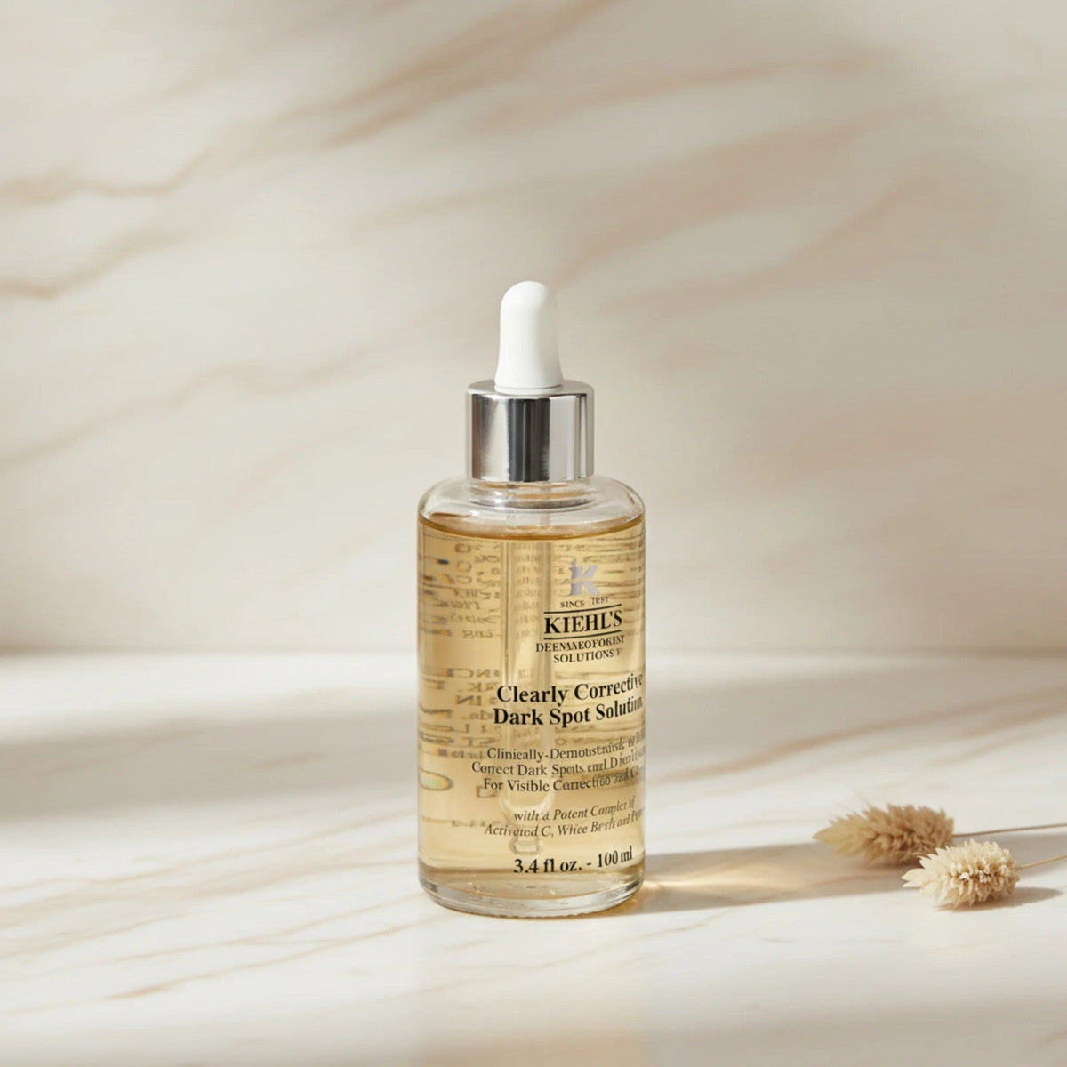 Kiehl'S Clearly Corrective Dark Spot Corrector Face Serum, Unisex, 3.4 oz