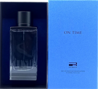 RUE BROCA ON TIME POUR HOMME EAU DE PARFUM SPRAY MEN 3.4 Oz / 100 ml BRAND NEW!