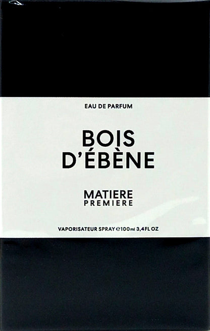 MATIERE PREMIERE BOIS D'EBENE EAU DE PARFUM SPRAY UNISEX 3.4 Oz / 100 ml NEW!