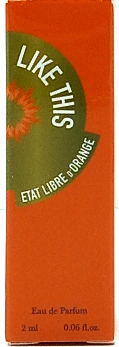 ETAT LIBRE D'ORANGE LIKE THIS TILDA SWINTON EDP VIAL SPRAY FOR WOMEN 0.06 Oz NEW