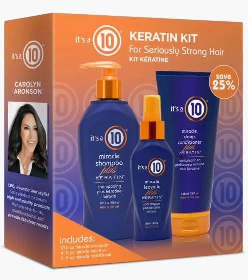 It's a 10 The Keratin Collection /Deep Con 5oz/Keratin Shampoo 10oz/Leave-in 4oz