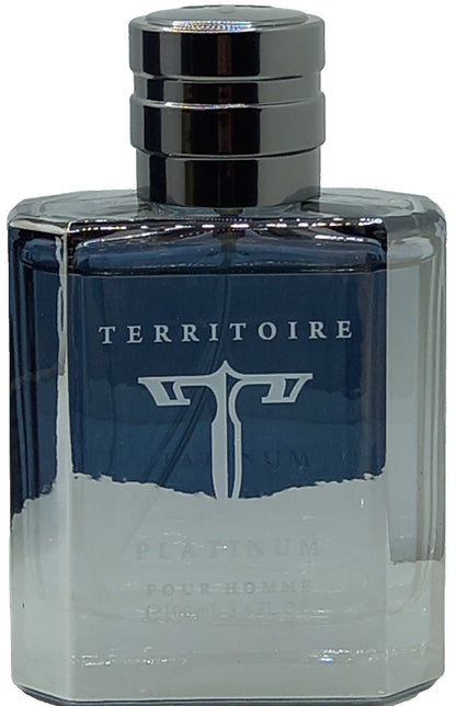 TERRITOIRE PLATINUM By YZY EAU DE PARFUM SPRAY FOR MEN 3.4 Oz / 100 ml BRAND NEW