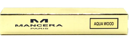 MANCERA AQUA WOOD EAU DE PARFUM PEN SPRAY FOR MEN 0.28 Oz / 8 ml TRAVEL SIZE!!!
