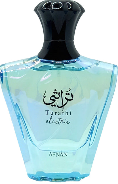 AFNAN TURATHI ELECTRIC EAU DE PARFUM SPRAY UNISEX 3.0 Oz / 90 ml BRAND NEW ITEM!