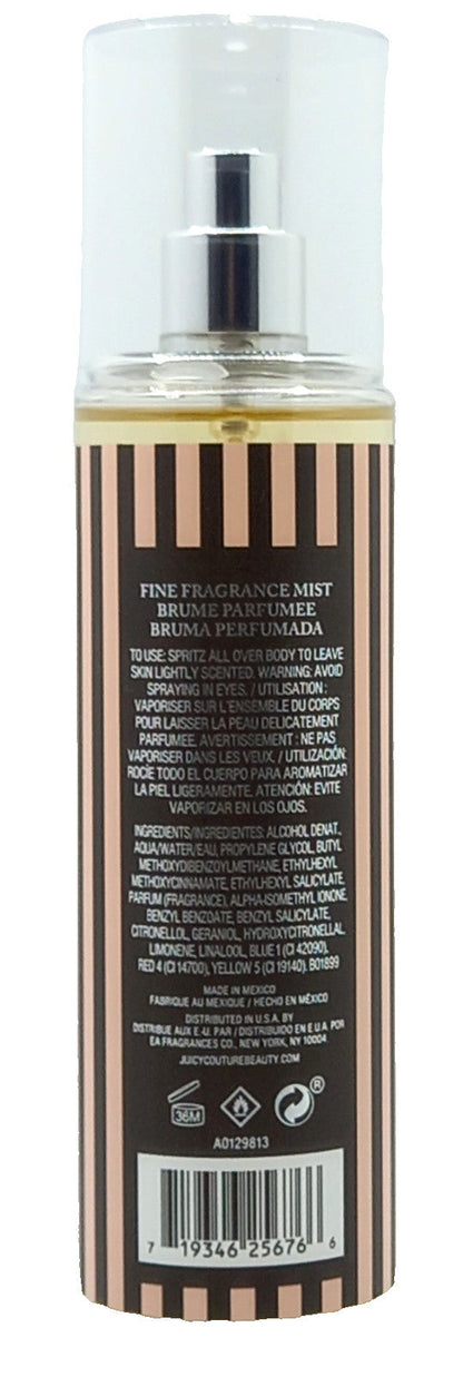 JUICY COUTURE FRAGRANCE BODY MIST SPRAY FOR WOMEN 8.0 Oz / 236 ml BRAND NEW!!!