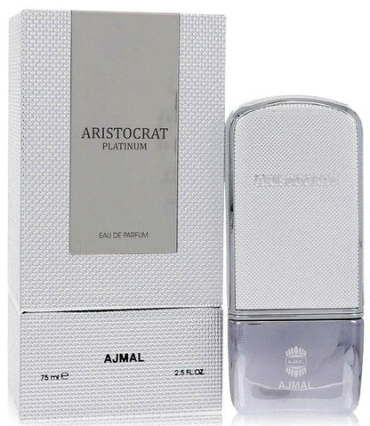 AJMAL ARISTOCRAT PLATINUM EAU DE PARFUM SPRAY FOR MEN 2.5 Oz / 75 ml BRAND NEW!