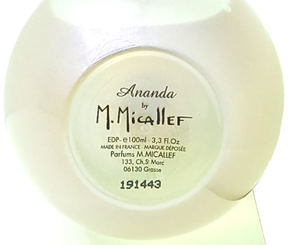 M. MICALLEF ANANDA EAU DE PARFUM SPRAY FOR WOMEN 3.3 Oz / 100 ml BRAND NEW!!!