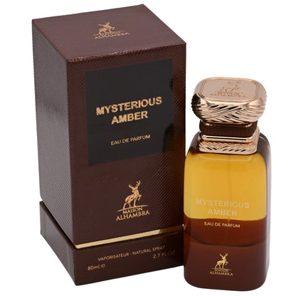 Maison Alhambra Mysterious Amber EDP Spray Unisex 2.7 oz 80ml New Box