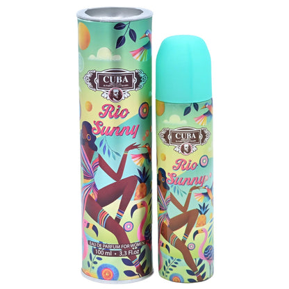 Cuba Rio Sunny Eau de Parfum (EDP) Spray for Women 3.3 oz (100 ml) by Cuba