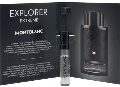 MONTBLANC EXPLORER EXTREME PARFUM VIAL SPRAY FOR MEN 0.06 Oz / 2 ml SAMPLE SIZE!