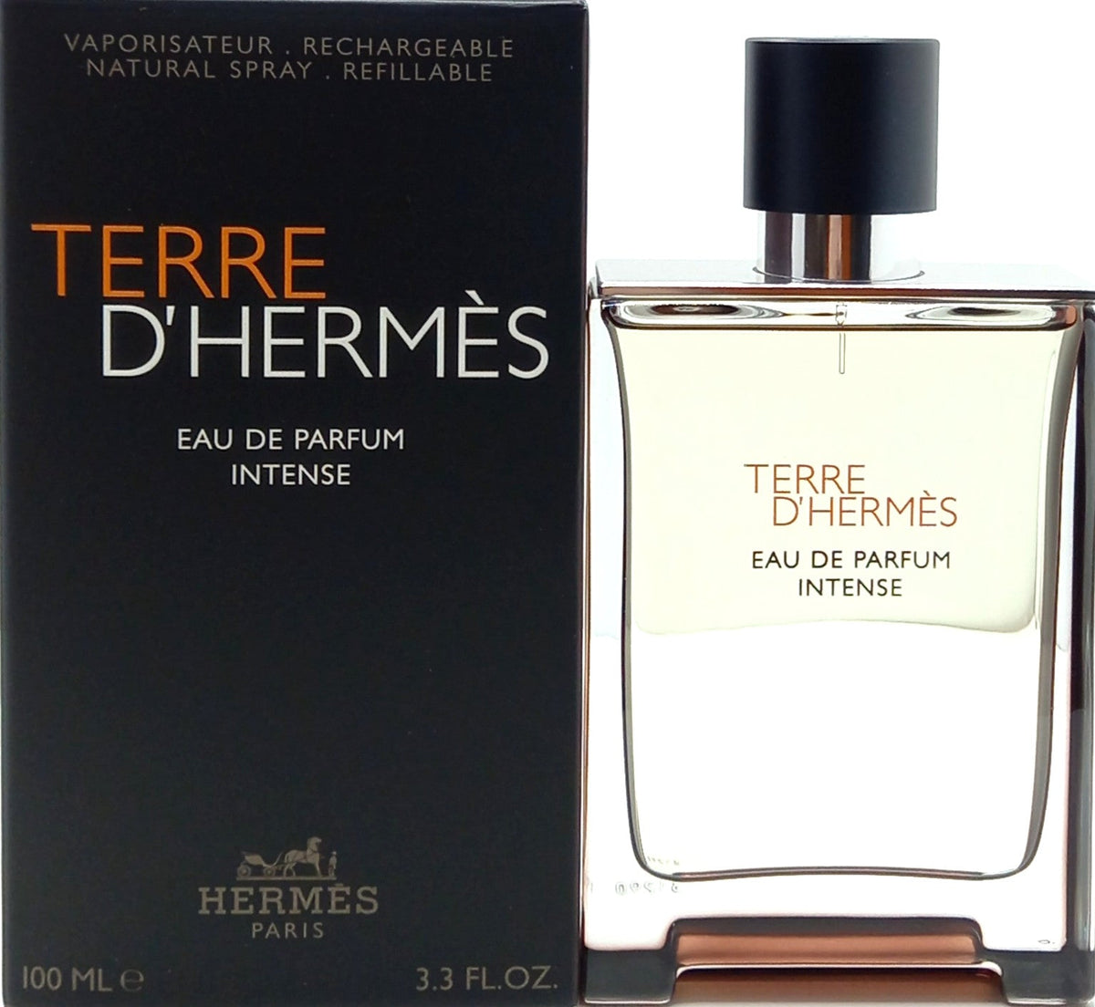 HERMES TERRE D'HERMES INTENSE EAU DE PARFUM INTENSE SPRAY FOR MEN 3.3 Oz / 100ml