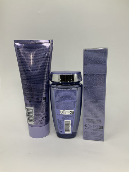 Kerastase Blonde Lumiere Holiday Kit, Bain, Cicaflash Conditioner, Cicaplasme