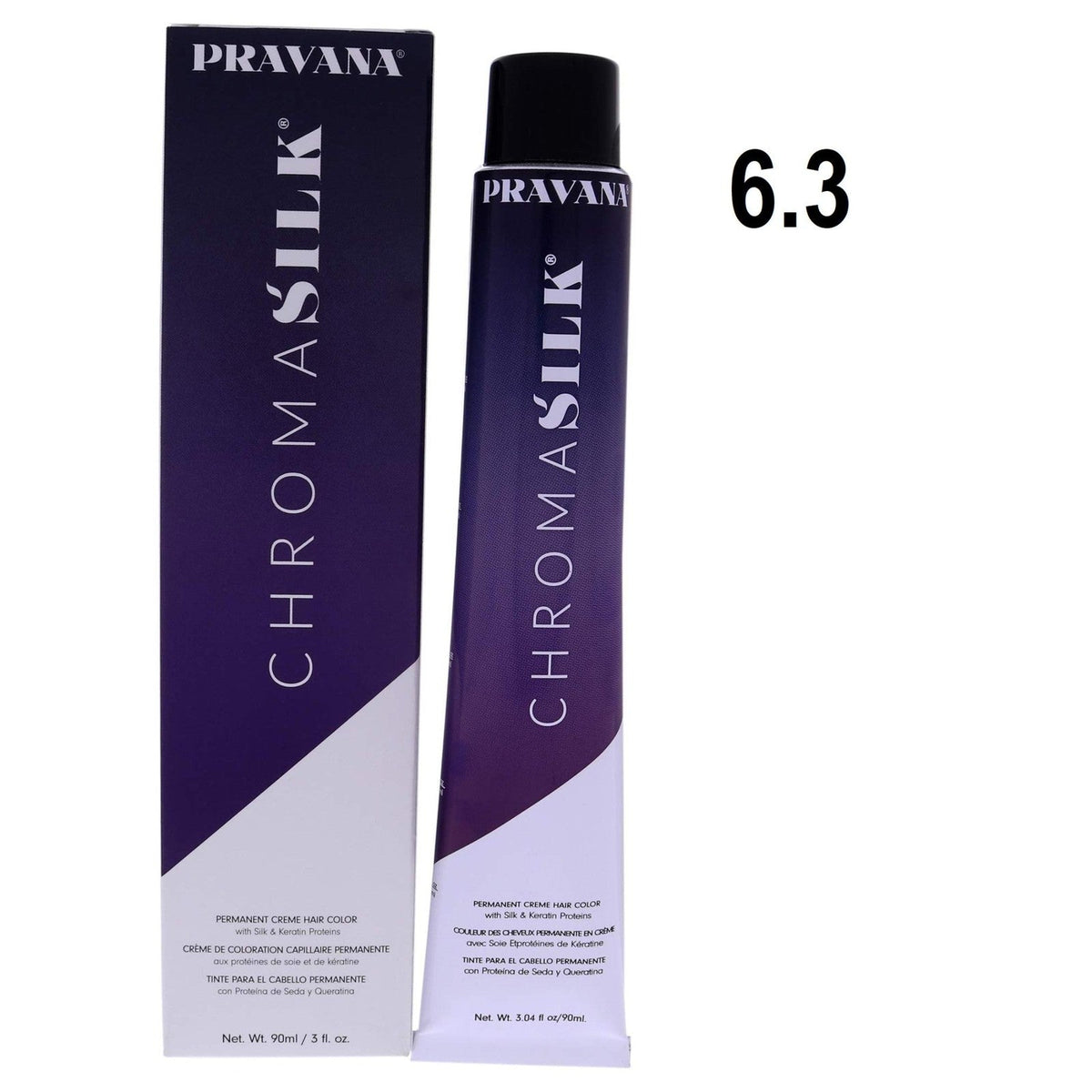 Pravana ChromaSilk Creme Hair Color - 6.3 Dark Golden Blonde 3 oz