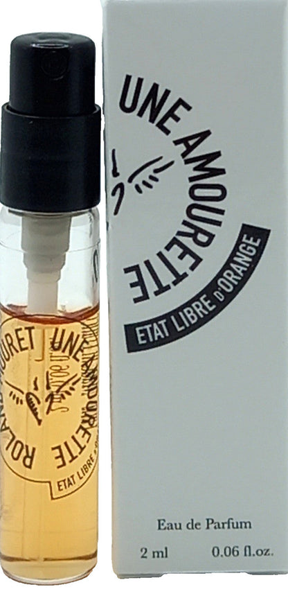 ETAT LIBRE D'ORANGE UNE AMOURETTE ROLAND MOURET EDP VIAL SPRAY UNISEX 0.06 Oz