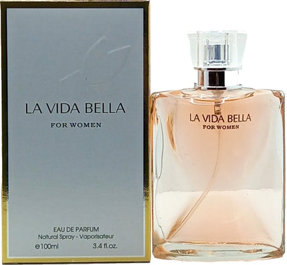 FRAGRANCE COUTURE LA VIDA BELLA EAU DE PARFUM SPRAY FOR WOMEN 3.4 Oz / 100 ml