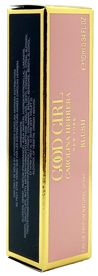 CAROLINA HERRERA GOOD GIRL BLUSH EDP SPRAY PEN WOMEN 0.34 Oz / 10 ml TRAVEL SIZE